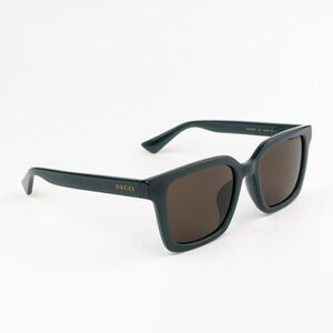 NEW Gucci GG1582SK 003 Opal Blue Grey Brown Unisex Square Sunglasses GG 1582SK